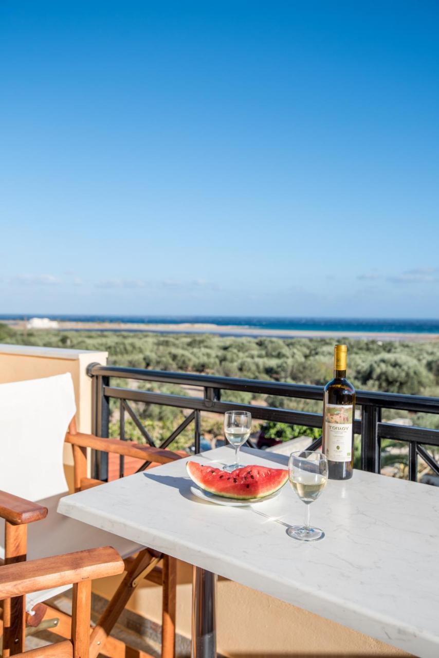 Faros Apartments Xerokampos  Dış mekan fotoğraf